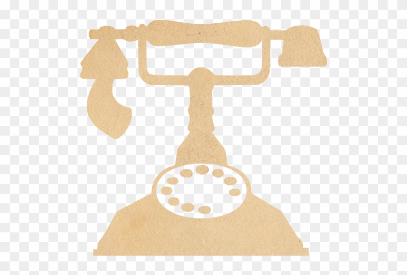 Vintage Paper Phone 50 Icon - Vintage Paper Phone 50 Icon #1582135