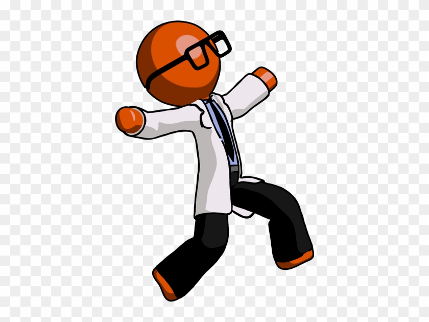 Orange Doctor Scientist Man - Orange Doctor Scientist Man #1582214
