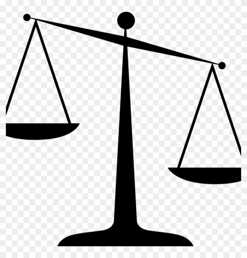 Scales Of Justice Free Clip Art Justice Silhouette - Scales Of Justice Free Clip Art Justice Silhouette #1582282