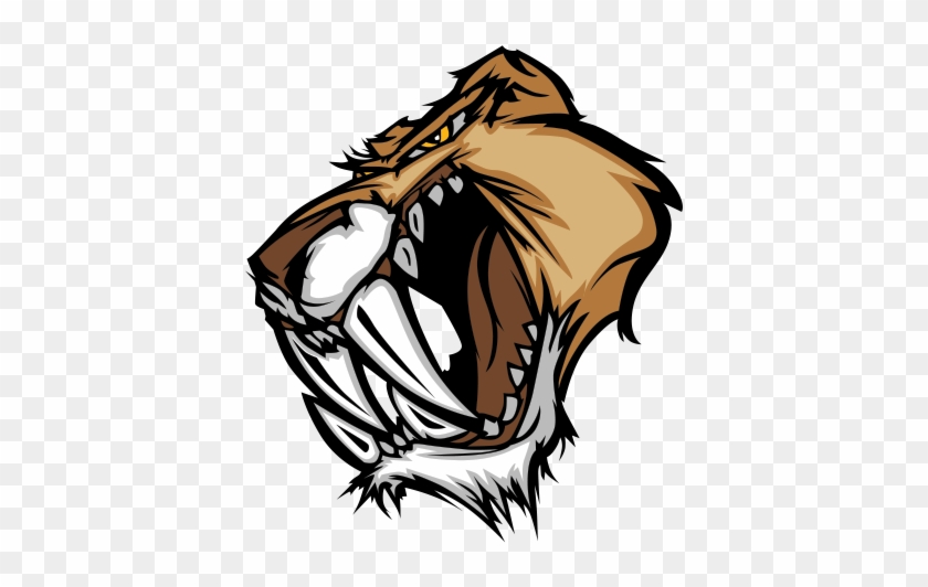 Tiger Print Clipart Saber Tooth Tiger - Tiger Print Clipart Saber Tooth Tiger #1582487