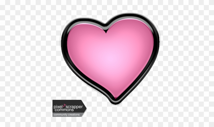 Winter Puffy Sticker Light Pink Heart Graphic By Melissa - Winter Puffy Sticker Light Pink Heart Graphic By Melissa #1582703