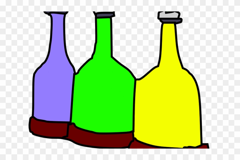 Alcohol Clipart Empty Glass Bottle - Alcohol Clipart Empty Glass Bottle #1583011