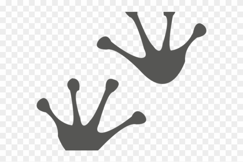 Footprint Clipart Frog - Footprint Clipart Frog #1583194
