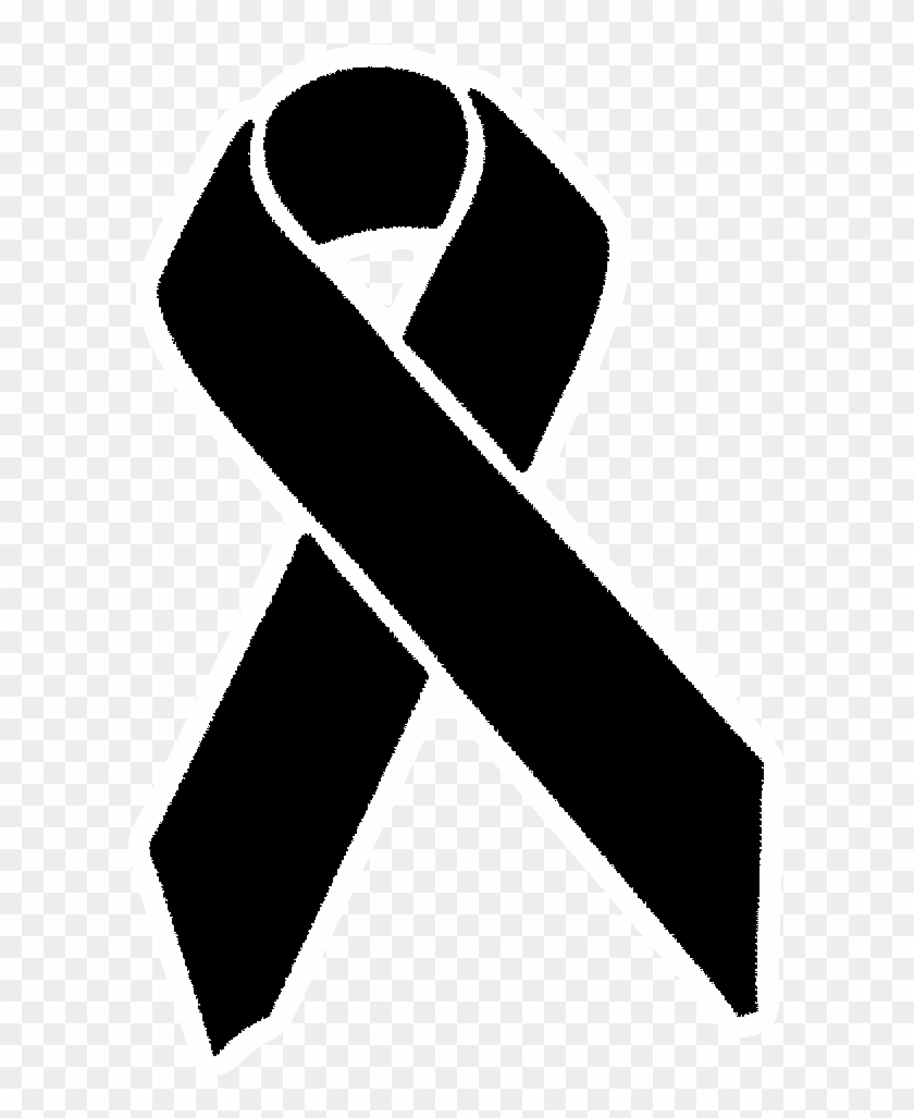 Black Awareness Ribbon - Black Awareness Ribbon #1583468