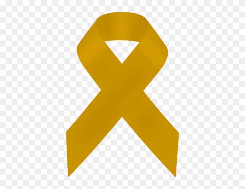 Gold Awareness Ribbon Here Are Some Causes That Are - Gold Awareness Ribbon Here Are Some Causes That Are #1583478