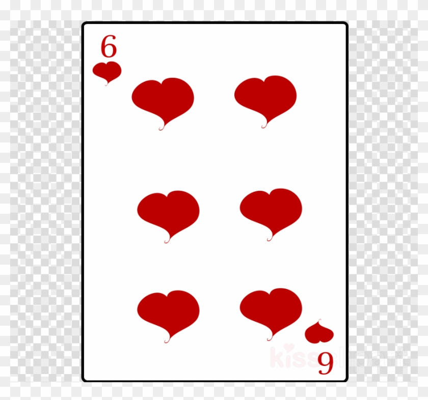 6 Of Hearts Clipart Hearts Clip Art - 6 Of Hearts Clipart Hearts Clip Art #1583615