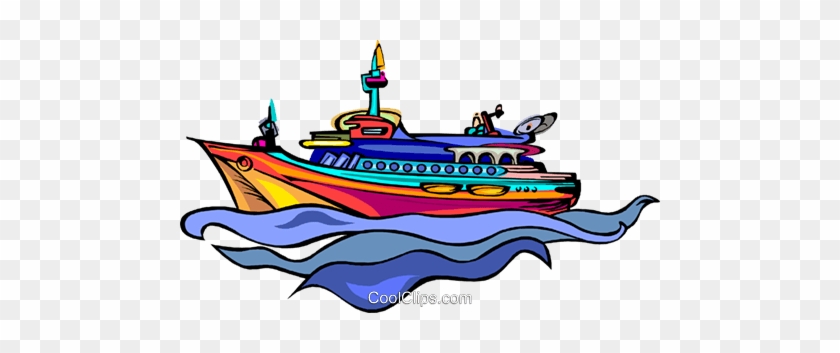 Boat, Sail Royalty Free Vector Clip Art Illustration - Boat, Sail Royalty Free Vector Clip Art Illustration #1583778