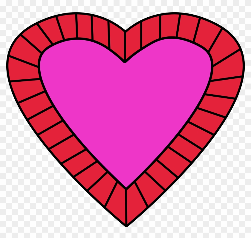 Heart With Lined Borderdownload Now - Heart With Lined Borderdownload Now #1583902