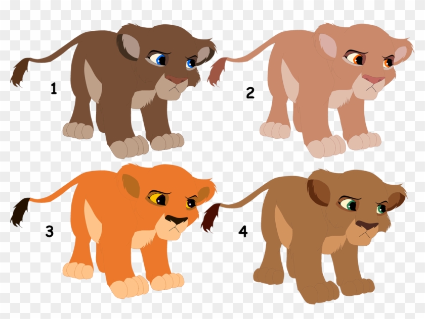 Female Lion Cubs Adopts By Jennyhalvors - Female Lion Cubs Adopts By Jennyhalvors #1584234