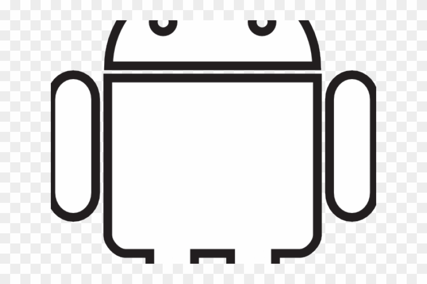 Android Clipart Black And White - Android Clipart Black And White #1584656