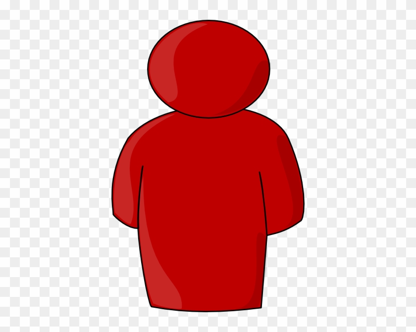 Person Buddy Symbol Red - Person Buddy Symbol Red #1584692