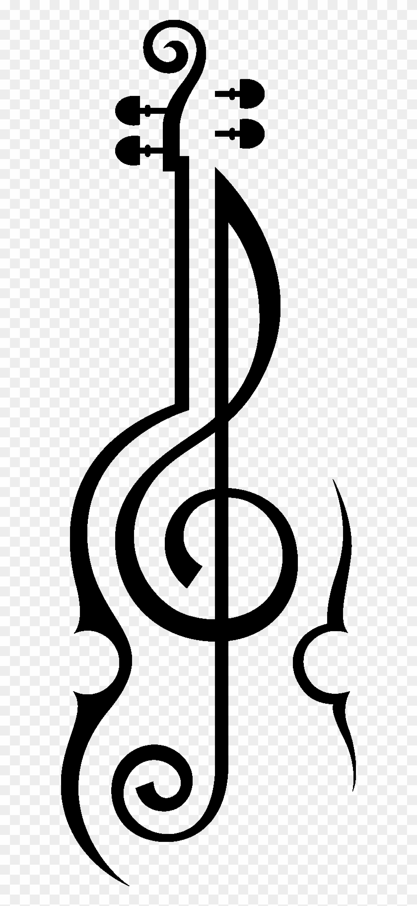 Graphic Stock Abstract Violin Music Wall Decal Vijole - Graphic Stock Abstract Violin Music Wall Decal Vijole #1584799