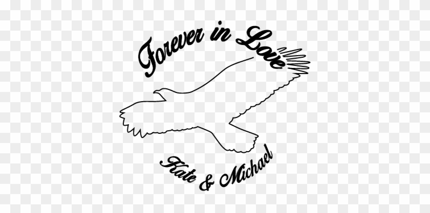 Forever In Love Customisable Wedding Sticker - Forever In Love Customisable Wedding Sticker #1584892