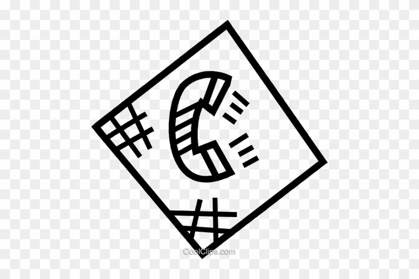 Telephone Receiver Royalty Free Vector Clip Art Illustration - Telephone Receiver Royalty Free Vector Clip Art Illustration #1584984