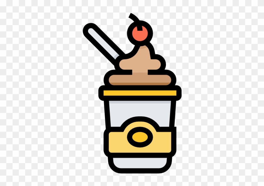 Ice Cream Cup Free Icon - Ice Cream Cup Free Icon #1585243