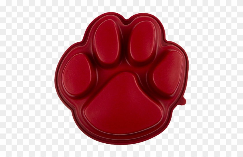 Pawprint Cake Pan By Fanpans Red - Pawprint Cake Pan By Fanpans Red #1585256