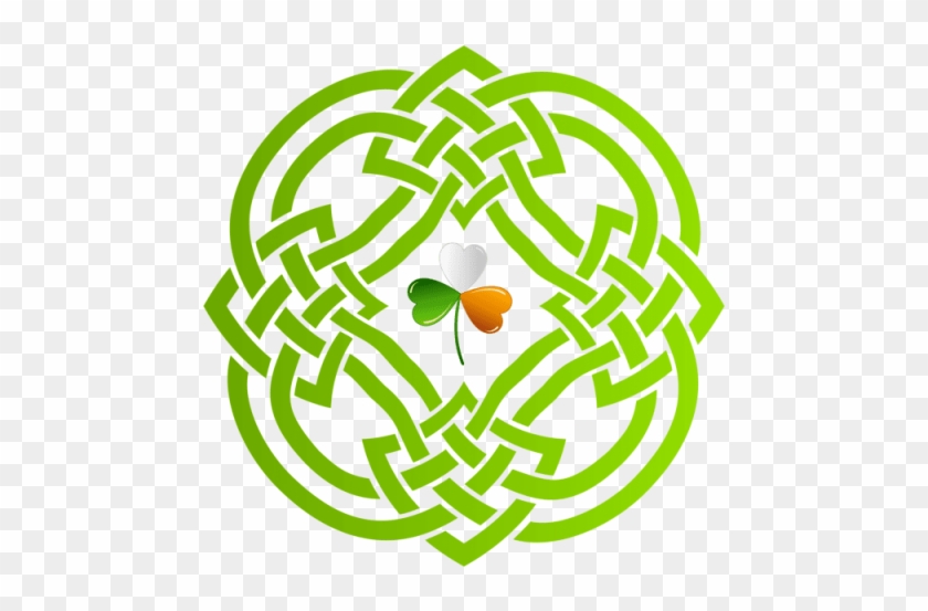 Celtic Knot And Irish Shamrock Transparent Png - Celtic Knot And Irish Shamrock Transparent Png #1585324