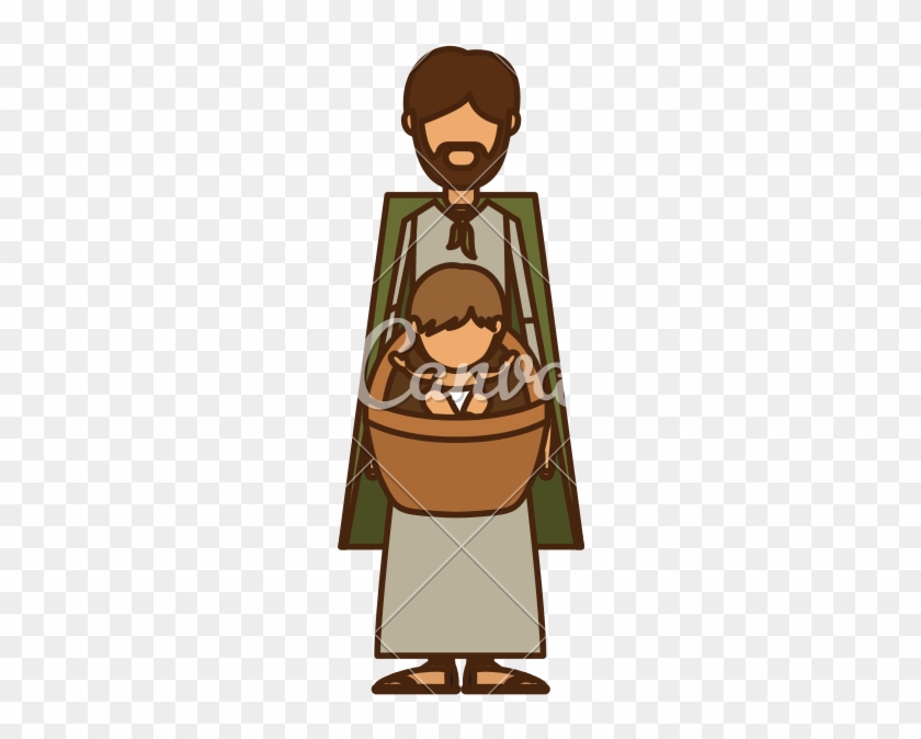 Isolated Holy Joseph And Baby Jesus Design - Isolated Holy Joseph And Baby Jesus Design #1585333