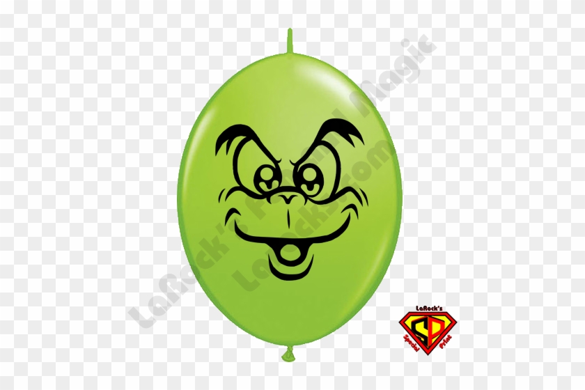 Qualatex 6 Inch Quick Link Grouchie Lime Green Balloon - Qualatex 6 Inch Quick Link Grouchie Lime Green Balloon #1585381