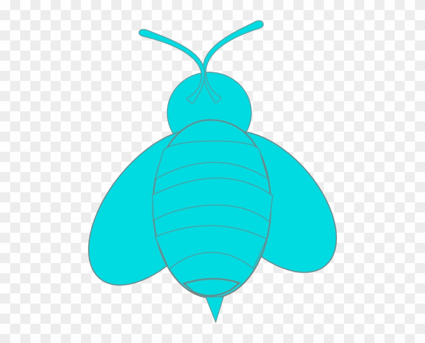 Blue Bee Svg Clip Arts 492 X 598 Px - Blue Bee Svg Clip Arts 492 X 598 Px #1585734