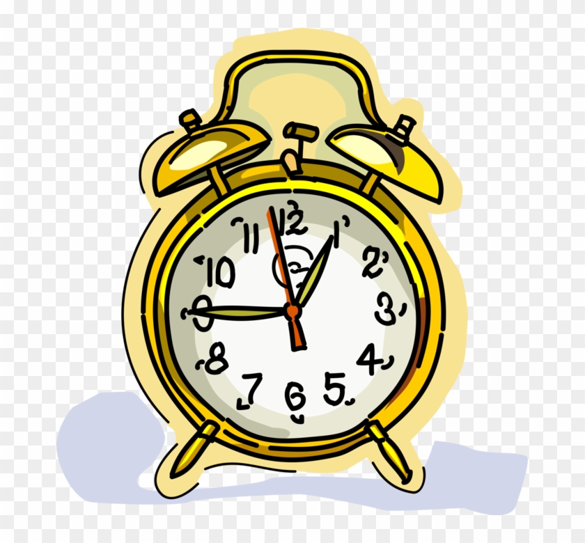 Vector Illustration Of Alarm Clock Ringing Its Morning - Vector Illustration Of Alarm Clock Ringing Its Morning #1585879
