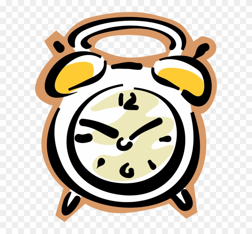 Vector Illustration Of Alarm Clock Ringing Its Morning - Vector Illustration Of Alarm Clock Ringing Its Morning #1585886