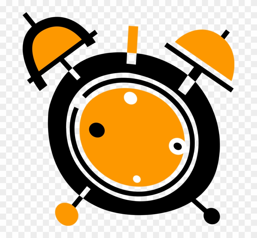 Vector Illustration Of Alarm Clock Ringing Its Morning - Vector Illustration Of Alarm Clock Ringing Its Morning #1585887