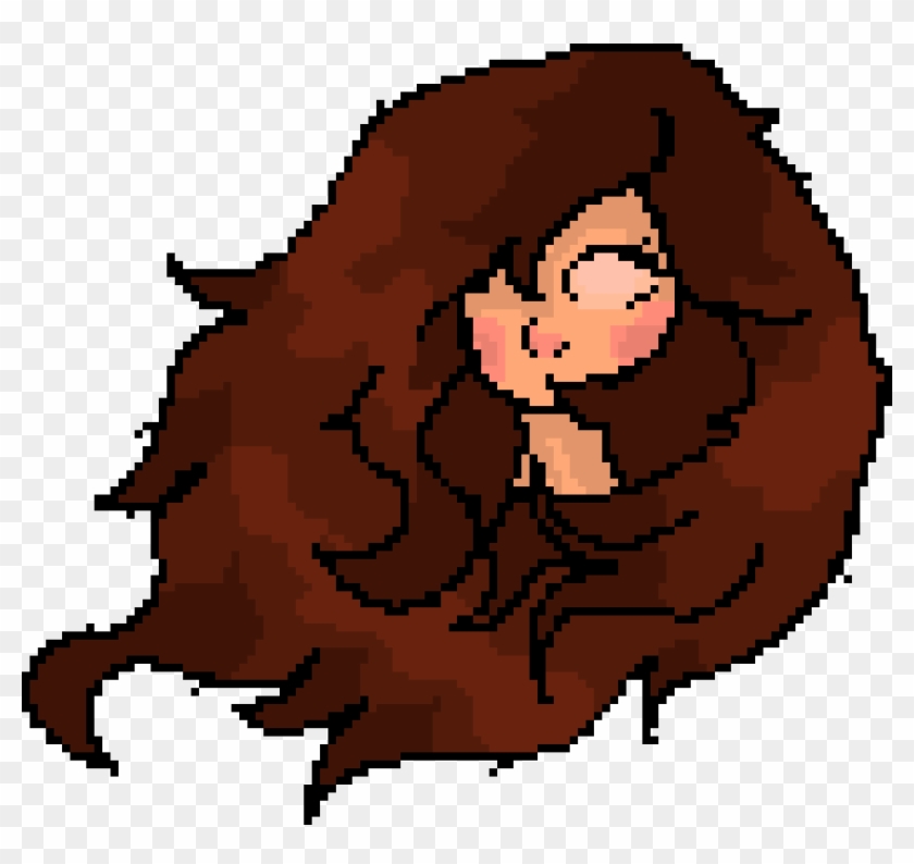 A Pixel Girl Head - A Pixel Girl Head #1586075