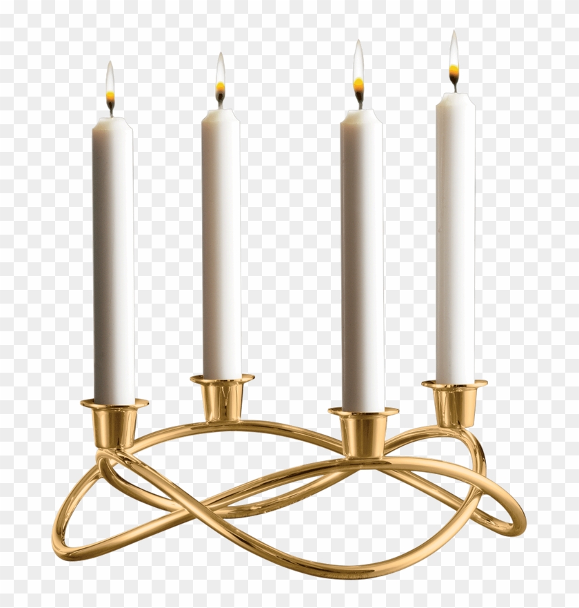 Season Candleholder Wreath Gold Plated Georg Jensen - Season Candleholder Wreath Gold Plated Georg Jensen #1586193