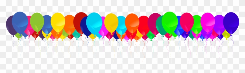 Birthday Balloon Border Clip Art - Birthday Balloon Border Clip Art #1586253