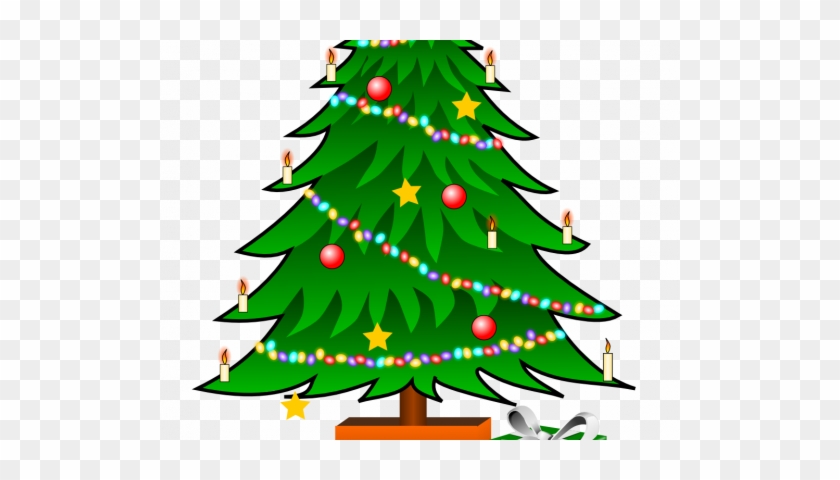 Christmas Tree With Presents Clip Art - Christmas Tree With Presents Clip Art #1586306