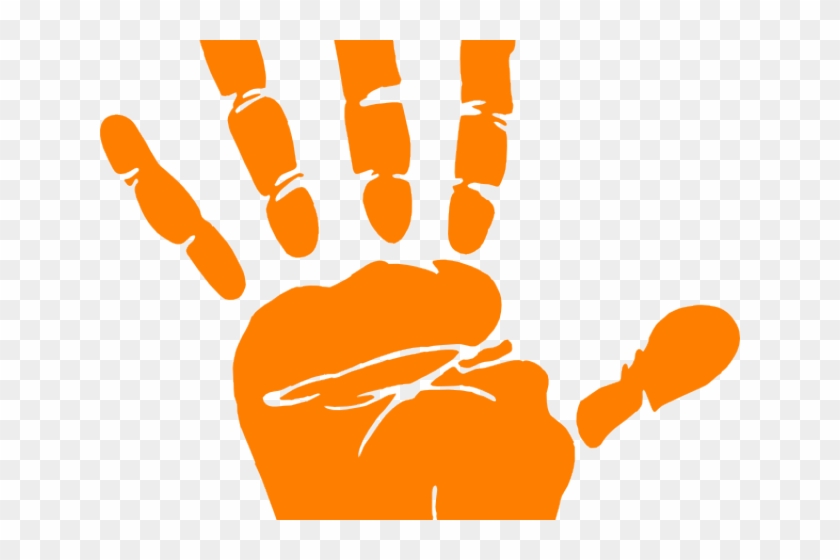 Handprint Clipart Hand Print - Handprint Clipart Hand Print #1586384