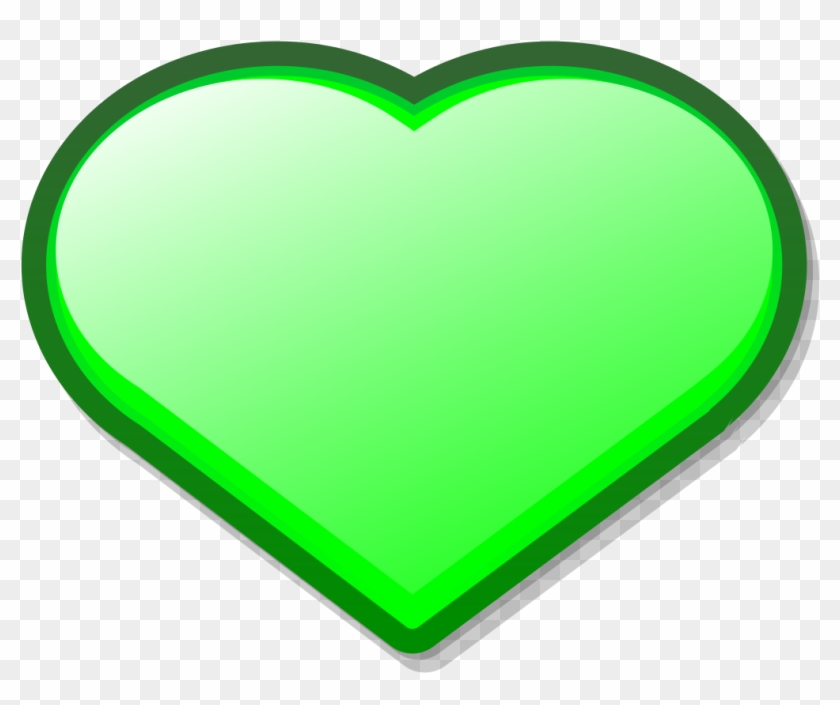 Nuvola Emblem Favorite Green Heart - Nuvola Emblem Favorite Green Heart #1586408