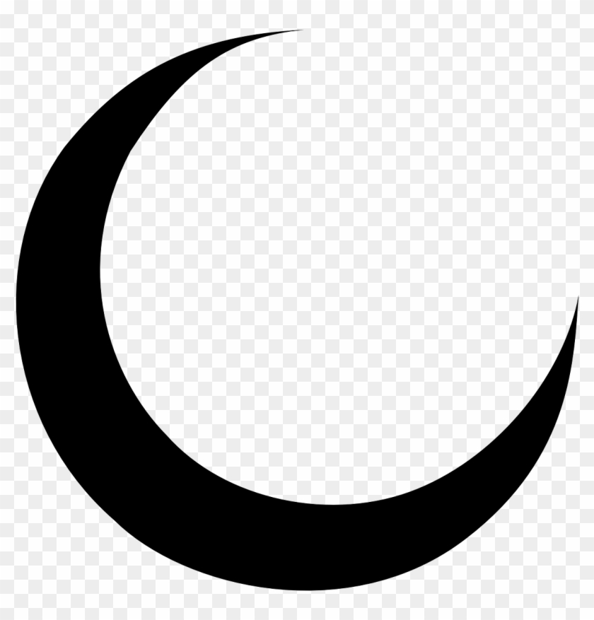Moon And Stars Clipart Black And White #1586432
