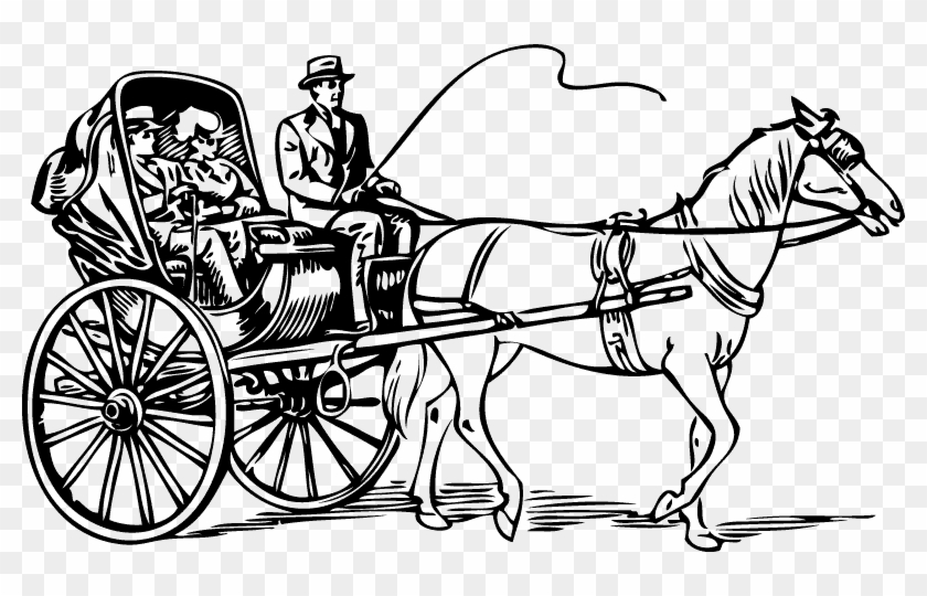 Carriage Horse Car Transprent - Carriage Horse Car Transprent #1586500