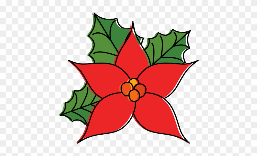 Graphic Free Library Christmas Flower Decorative Icon - Graphic Free Library Christmas Flower Decorative Icon #1586667