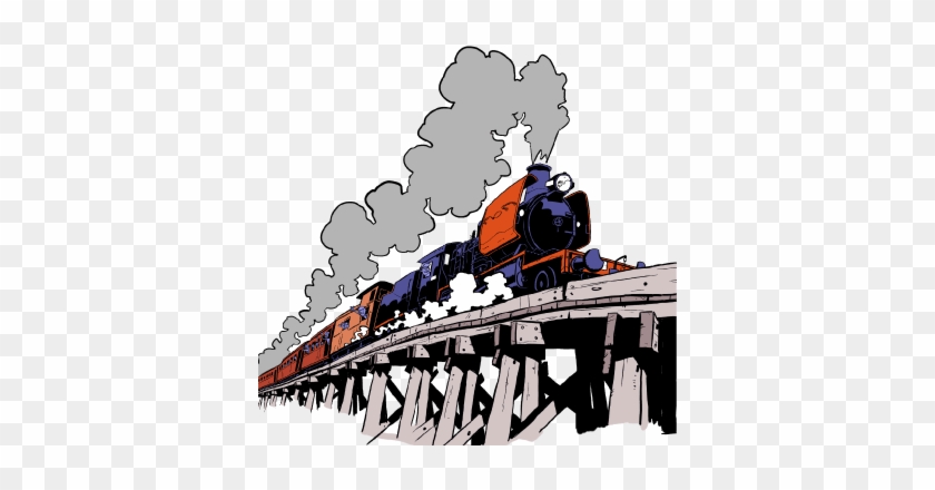 Locomotive Clipart Steampunk - Locomotive Clipart Steampunk #1586759