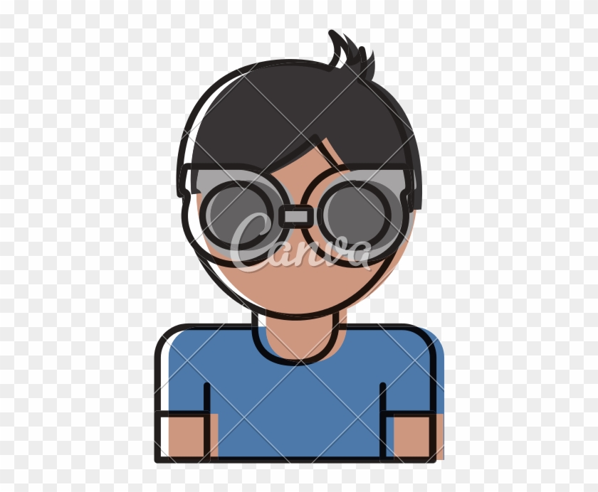 Glasses On A Boy Accessory Design - Glasses On A Boy Accessory Design #1586794