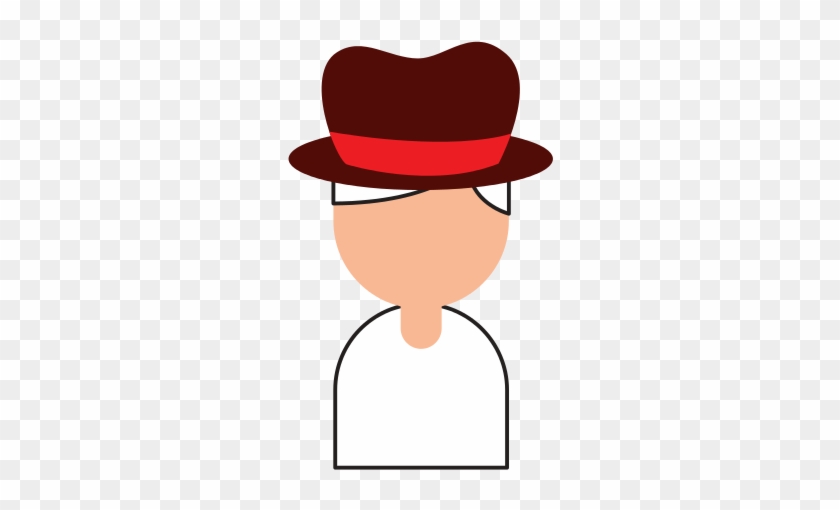 Musician With Hat Character Music Festival Icons - Musician With Hat Character Music Festival Icons #1586907