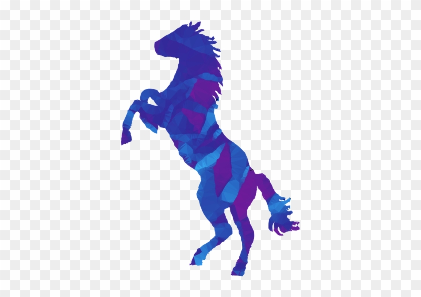Jumping Horse Silhouette Clipart Horse Rearing Black - Jumping Horse Silhouette Clipart Horse Rearing Black #1586950