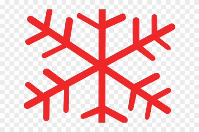 Snowflake Clipart Red - Snowflake Clipart Red #1586954