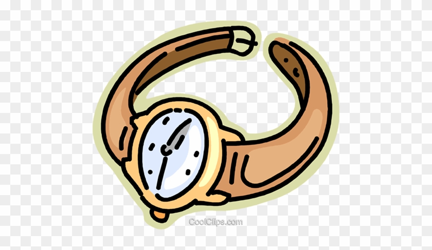Wristwatch Royalty Free Vector Clip Art Illustration - Wristwatch Royalty Free Vector Clip Art Illustration #1586971