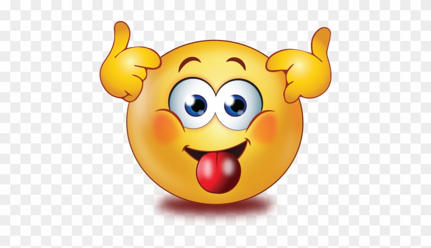 Confused Teasing Crazy Smiley Emoji Sticker - Confused Teasing Crazy Smiley Emoji Sticker #1587025