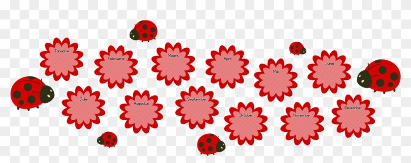 Picture Of Ladybugs Flowers Birthday Banner For Class - Picture Of Ladybugs Flowers Birthday Banner For Class #1587159