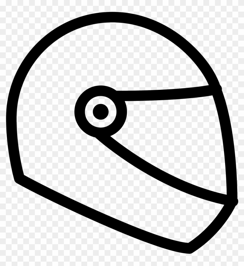 Motorbike Helmet Icon Free - Motorbike Helmet Icon Free #1587170