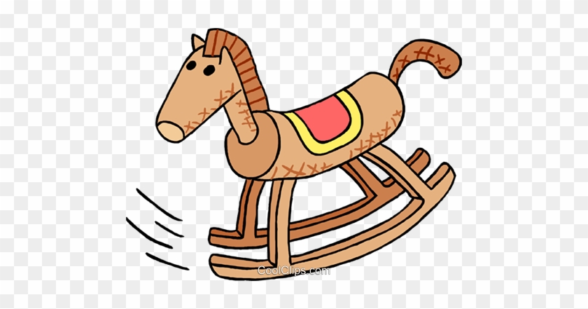 Rocking Horse Royalty Free Vector Clip Art Illustration - Rocking Horse Royalty Free Vector Clip Art Illustration #1587178