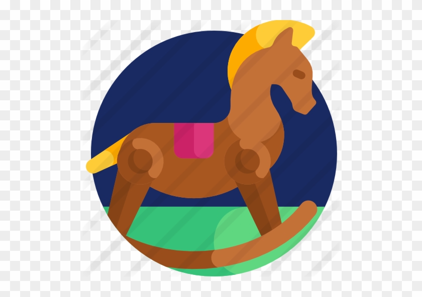 Rocking Horse Free Icon - Rocking Horse Free Icon #1587189