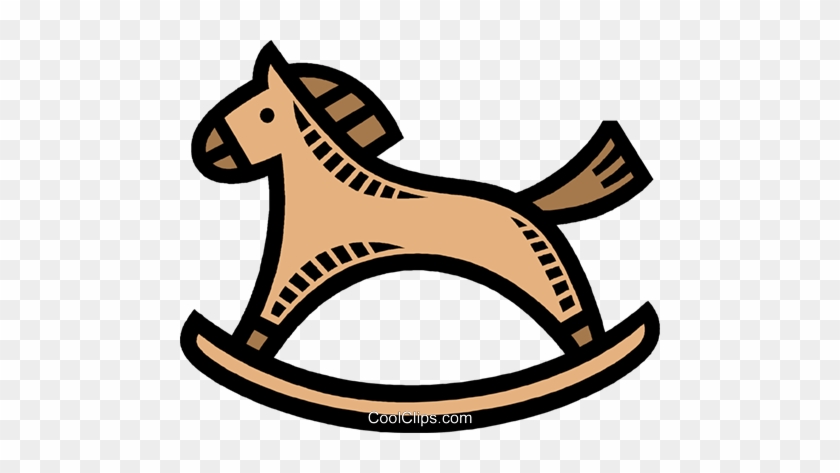 Rocking Horse Royalty Free Vector Clip Art Illustration - Rocking Horse Royalty Free Vector Clip Art Illustration #1587198