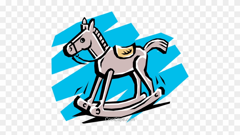 Rocking Horse Royalty Free Vector Clip Art Illustration - Rocking Horse Royalty Free Vector Clip Art Illustration #1587214