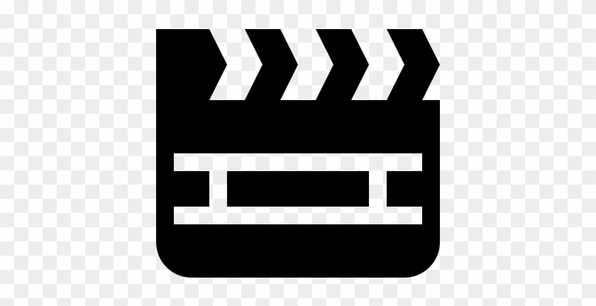 Movie Clapper Vector - Movie Clapper Vector #1587364